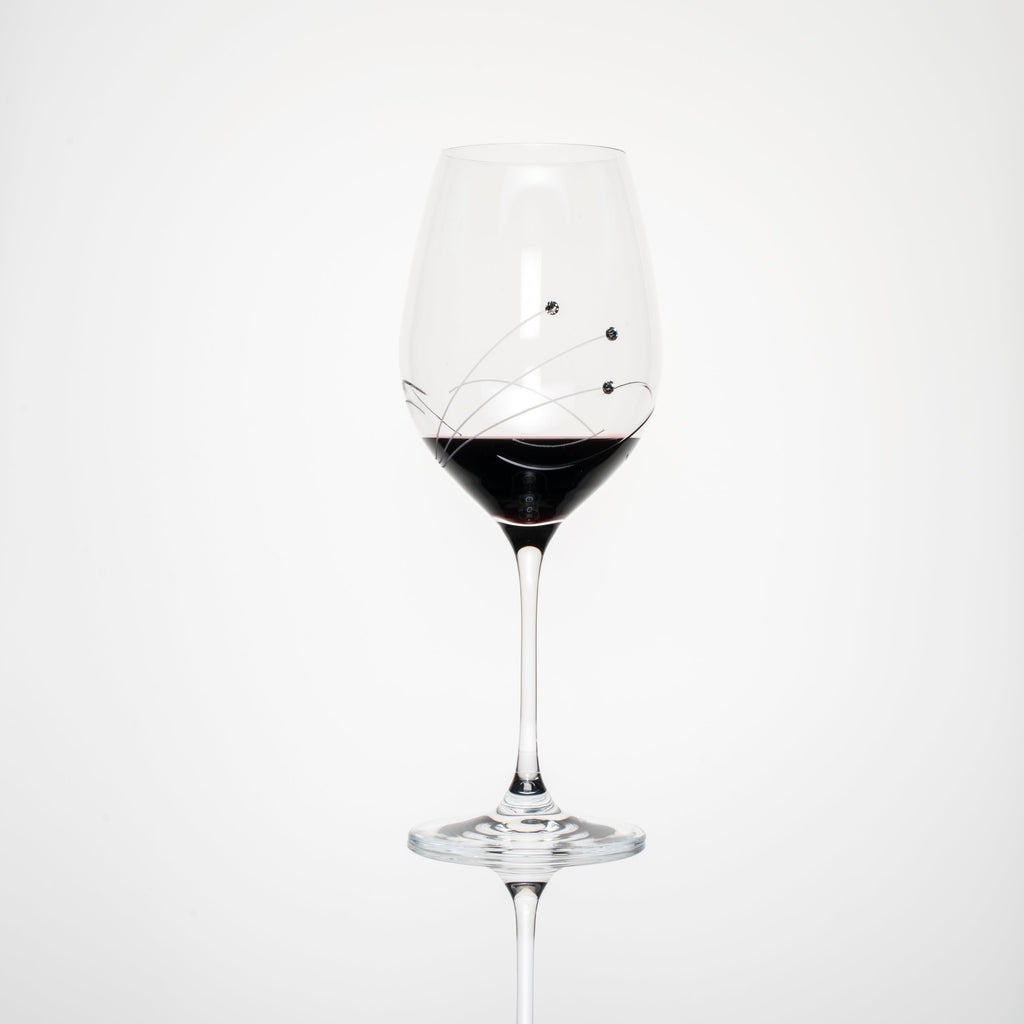 Wine Waves Red Wine Glasses - Set of 2 in gift box
