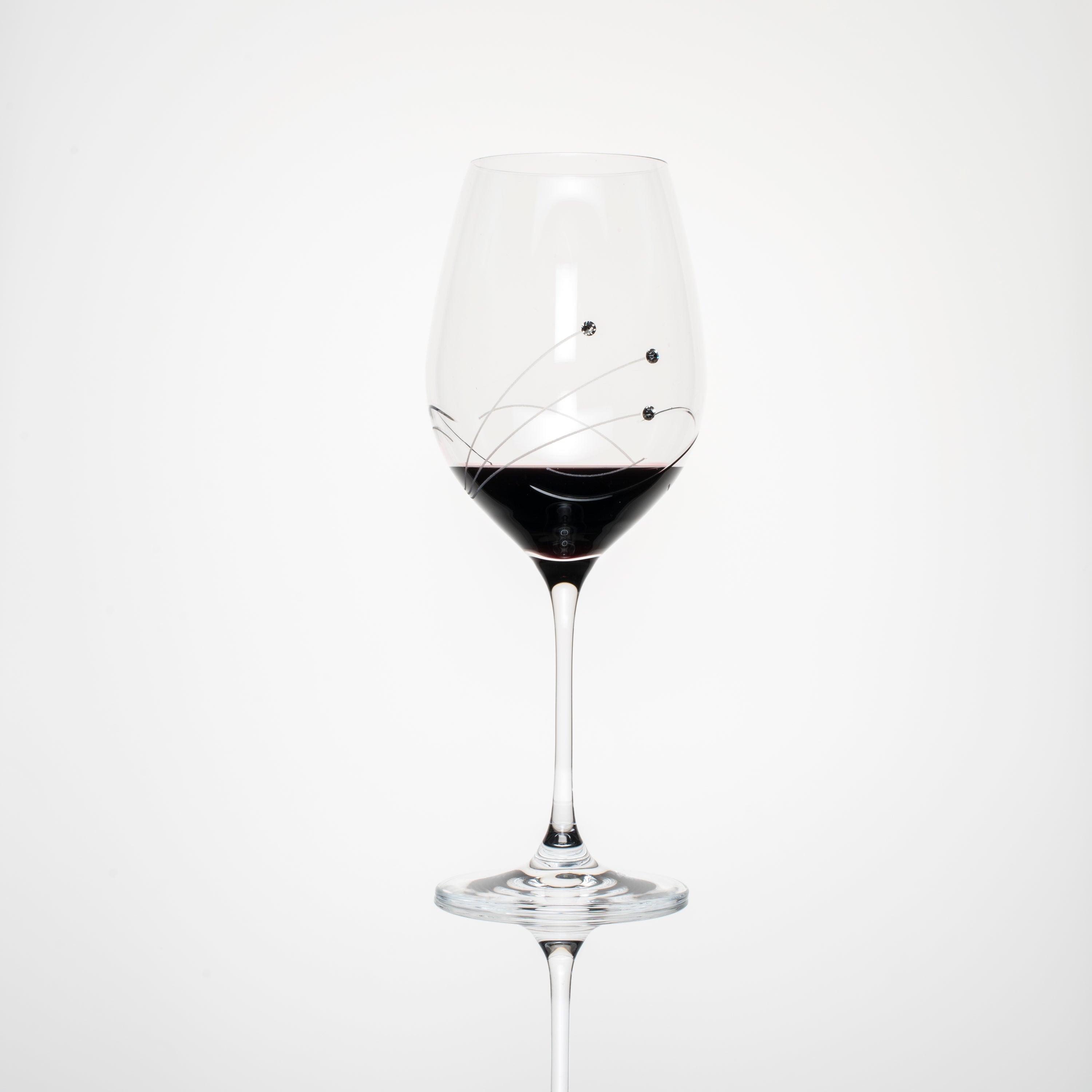 Wine Waves Red Wine Glasses - Set of 2 in gift box