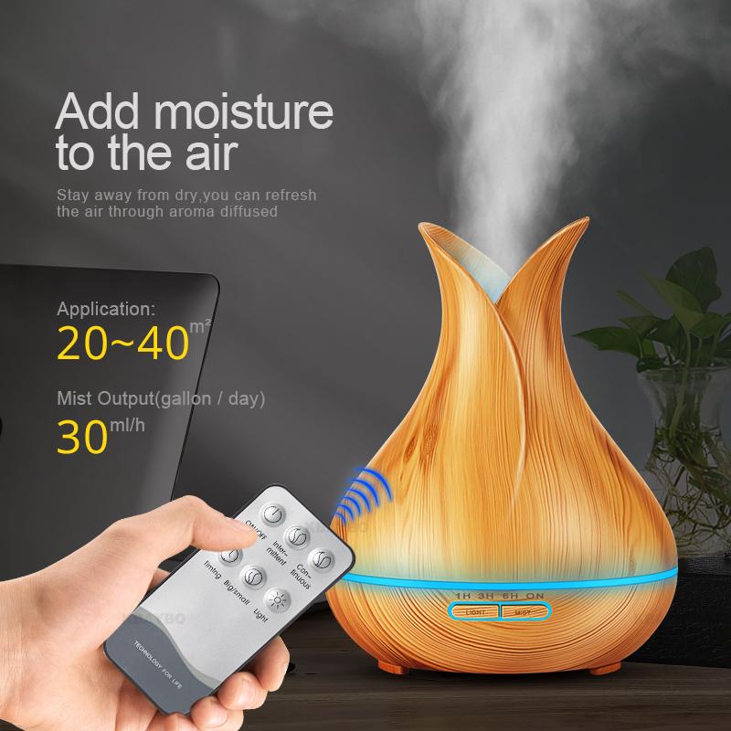 KBAYBO Ultrasonic Air Humidifier electric Aroma air diffuser Essential